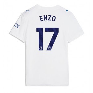 Manchester City Enzo Fernandez #17 Jalkapallovaatteet Naisten Kolmaspaita 2026-27 Lyhythihainen